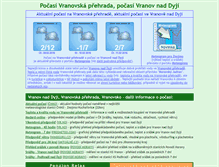 Tablet Screenshot of pocasi.vranovskaprehrada.cz